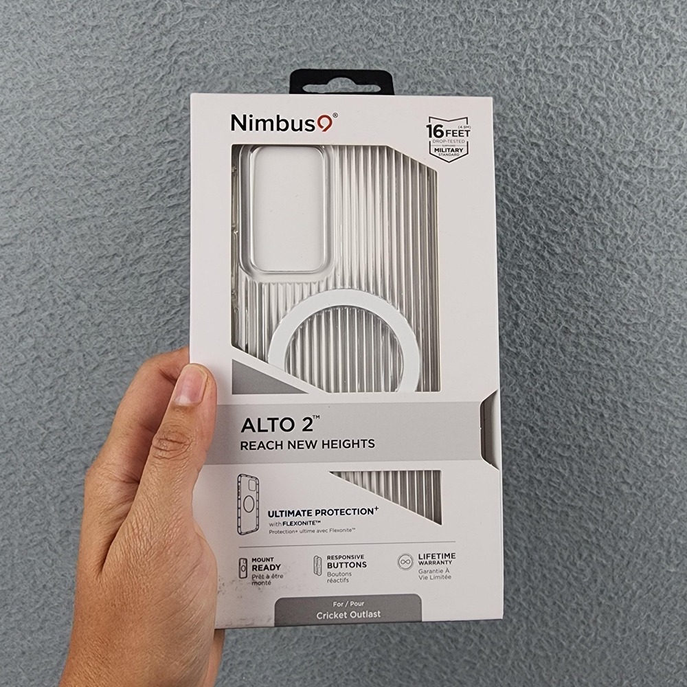 Nimbus9 Alto 2 Impact Case Cricket Outlast Clear Mount Ready Shockproof New